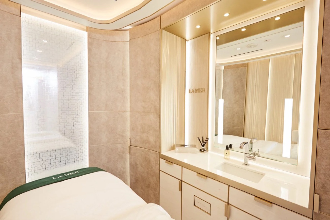 La Mer treatment suite build-out